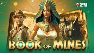 How to Play Book of Mines from Turbo Games  DISCOVER EGYPTIAN TREASURES [upl. by Cherice]