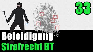 Die Beleidigung § 185 StGB  Strafrecht BT 33 [upl. by Emawk]