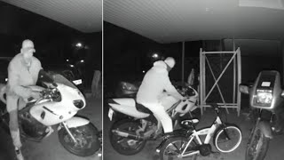 Suzuki motor gestolen van oprit in Mariënberg  Plaats Delict [upl. by Ecyac662]