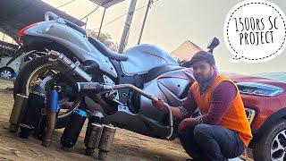 Hayabusa Exhaust SoundSC ProjectAkrapovic LeoVince Devil Yoshimura TBR BROCKS RACE FIT [upl. by Yornek294]