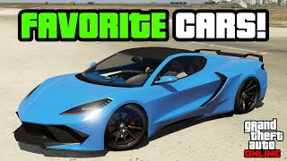 GTA 5  My Top 10 FAVORITE Cars in GTA Online [upl. by Tletski653]