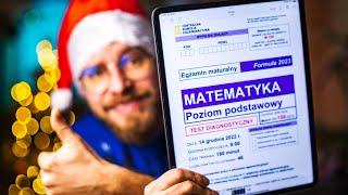 Próbna MATURA 2022 grudzień MATEMATYKA  „Takie ROZWIĄZANIA że Mikołaj byłby dumny🎁” [upl. by Aihtennek]