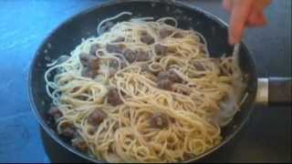 Recette pates  Spaghettis Express super bon [upl. by Scevo]