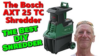 The Best Shredder Bosch AXT 25 TC Turbine Shredder Review [upl. by Quinlan372]