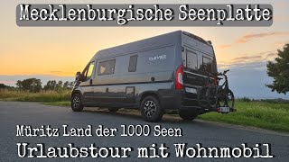 Mecklenburgische Seenplatte 1  Tour mit Kastenwagen  Clever Celebration  Wohnmobil [upl. by Lemkul457]