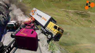 Cliffs Of Death 5  BeamNG Drive Cliff Jumps [upl. by Fabrianna]