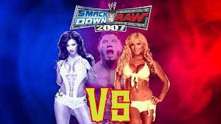 Kodeines WWE Smackdown vs Raw 2007 Mod Matches Candice Michelle vs Torrie Wilson [upl. by Resor]