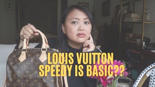 Louis Vuitton Speedy 25 is BASIC  First Impression and What Fits [upl. by Peterson46]