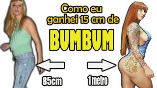 COMO EU GANHEI 15 CM DE GLÚTEO  BUMBUM NA NUCA [upl. by Odraleba249]