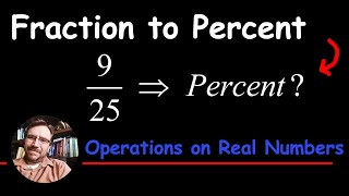 How to convert a Fraction to a Percent [upl. by Ticon]