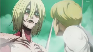 Annie Save Armin  Attack On Titan Season 4 Part 3 Episode 2  進撃の巨人  AOT Season 4 Part 3 Episode 2 [upl. by Eelahc]