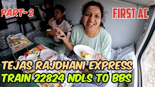 New Tejas Rajdhani Express 22824 1st AC  New Delhi To Bhubaneswar  Journey May2024 Part2 [upl. by Amimej]