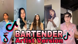 Bartender Artist Version  Tiktok Dance Compilation [upl. by Lyris]