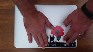 Lest we forget  What Remembrance Day is How to apply sticker with remembrance day [upl. by Lepper]