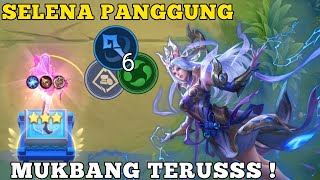 Selena Panggung Si Ratu Mukbang  MAGIC CHESS MOBILE LEGENDS [upl. by Syramad]