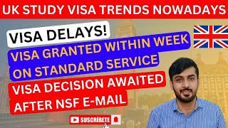 UK Study Visa Trend Nowadays Visa Delays and NSF Email [upl. by Nebra]