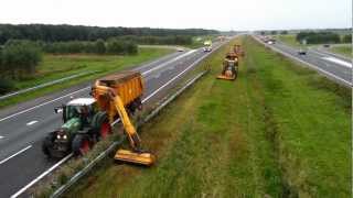 middenberm maaien langs de A37 Hemos combinaties [upl. by Krueger]