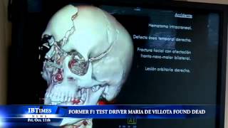 Former F1 Test Driver Maria De Villota Found Dead [upl. by Turmel]