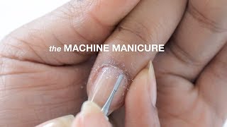 HOW TO MACHINE MANICURE  abetweene [upl. by Line]