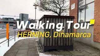 🇩🇰 HERNING na DINAMARCA uma CIDADE ENCANTADORA  WALKING TOUR denmark [upl. by Colpin595]