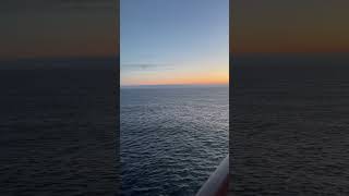 Sunset from Atlantic Ocean travel Atlantic ocean Cruise ￼￼ [upl. by Milks269]