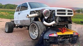 Badass Diesel Trucks Compilation  Rolling Coal 2023 [upl. by Darla]