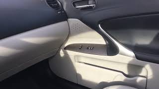 2009 Lexus Is250 AWD Interior  Review After Detailing [upl. by Aehta]