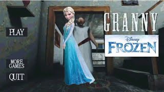 Granny is Frozen🥶جراني تحولت الي فروزين ملكة الثلج [upl. by Seravart]