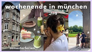 SEMESTERFERIEN MÜNCHEN TRIP Kurzurlaub Städte Trip Travel Vlog  Laica Vergara [upl. by Beitz]