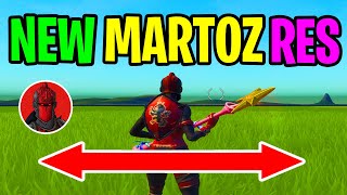 How to Get Faze Martoz New BEST Stretch Resolution in Fortnite Chapter 3 Season 2 1680x1050 [upl. by Vite824]