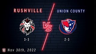 Rushville Lady Lions vs Union County  November 30 2022 [upl. by Ilahtan417]