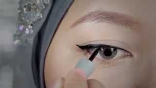 Tutorial Eyeliner Liquid Wardah [upl. by Fai655]