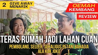 Bisnis Tanaman Hias Oemah Kembang  teras rumahan jadi ladang [upl. by Madge254]