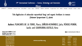 Application of arbuscular mycorrhizal fungi and organic fertilizers in tomato [upl. by Lrigybab]