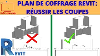 REVIT STRUCTURE  COMMENT RÉUSSIR LES COUPES DES PLANS DE COFFRAGE [upl. by Domel]