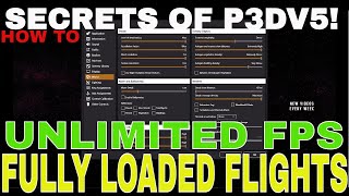 P3Dv5  DEFINITIVE GUIDE 2020  SECRETS FOR HIGH FPS  HOW TO PROFILE YOUR SIMULATOR [upl. by Jadda40]