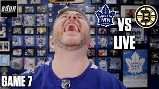 Stanley Cup Playoffs  Toronto Maple Leafs  Boston Bruins Game 7 LIVE w Steve Dangle [upl. by Nednarb555]