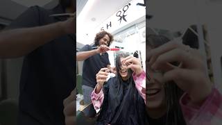 hairstyle shanuzzsalon hair haircuttingstyle reels salon haircare hairtransformation shanuz [upl. by Akimehs198]