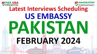 New Interview Letters  US Immigrant Visa Interview by US Embassy  NVC Interview Schedule 2024 [upl. by Elsie]