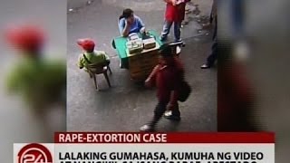 24 Oras Lalaking gumahasa kumuha ng video at nangikil sa isang babae arestado [upl. by Adnilem]