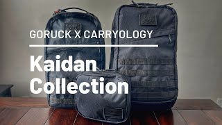 Goruck x Carryology Kaidan GR2 Bullet Ruck Field Pocket Review  EPIC Minimalist Travel Setup [upl. by Atnim]