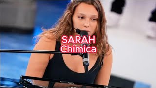 CHIMICA Ditonellapiega  Sarah lyrics video [upl. by Nylazor]