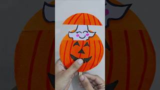 Paper surprise halloween craft ideas with paper  Paper Craft viralshort youtubeshorts kidscraft [upl. by Anaeg]