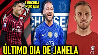 ÚLTIMO DIA  NEYMAR com FUTURO DEFINIDO  CR7 no MILAN  ARTHUR e DOUGLAS LUIZ com CLUBES NOVOS [upl. by Lanni346]