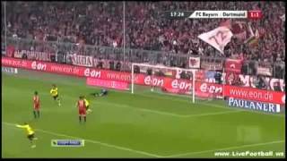 Bayern München 1  3 Borussia Dortmund Full Highlights 26022011 [upl. by Tannie]