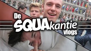 CHAOS IN ANTWERPEN  SQUAkantie vlog 4 [upl. by Oigolue582]