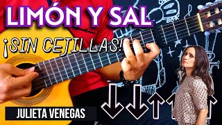 LIMÓN Y SAL  JULIETA VENEGAS  TUTORIAL GUITARRA ¡SIN CEJILLAS CÓMO TOCAR quotLIMÓN Y SALquot [upl. by Christopher]