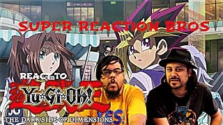 SUPER REACTION BROS REACT amp REVIEW YuGiOh The Dark Side of Dimensions Official US Trailer [upl. by Ahsenom]