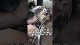 Day 64 of Making Steel Mandalorian Armour A simpler visor mount mandalorian starwars wip diy [upl. by Lazes]