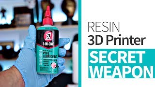 Get more successful Resin 3D Prints with this trick  3InOne PTFE Lubricant [upl. by Nylegna]